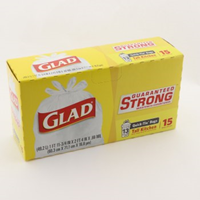 Glad Tall Kitchen Bag 13 Gal Quick Tie