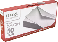 Envelopes White #10 50Pk
