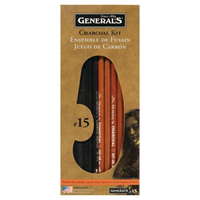 Generals Charcoal Pencil Drawing Kit