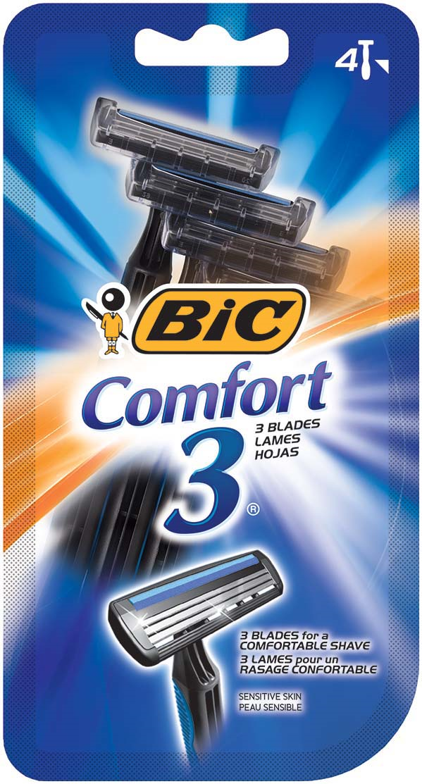 Bic Comfort 3/4Pk Razor (SKU 1181157288)