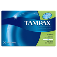 Tampax Tampon Super 10Ct