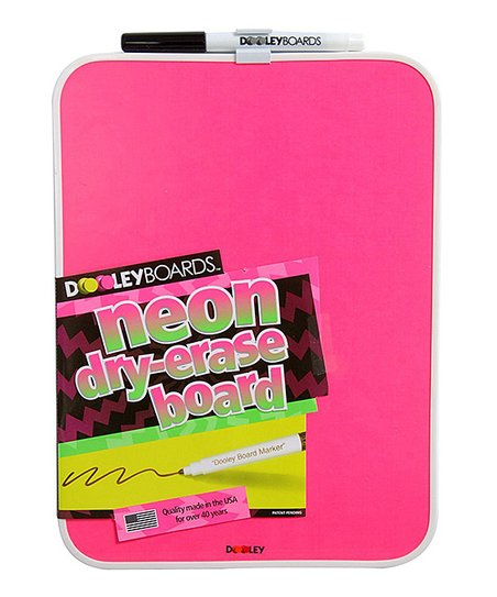 Dryerase Board 8X11" Neon Pink (SKU 1124183686)