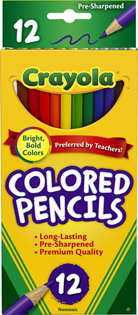 Pencil Crayola Colored 12Ct