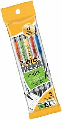 Pencil Bic Mech .7Mm 5Pk