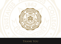 Gustavus Crested Thank You's - 10PK