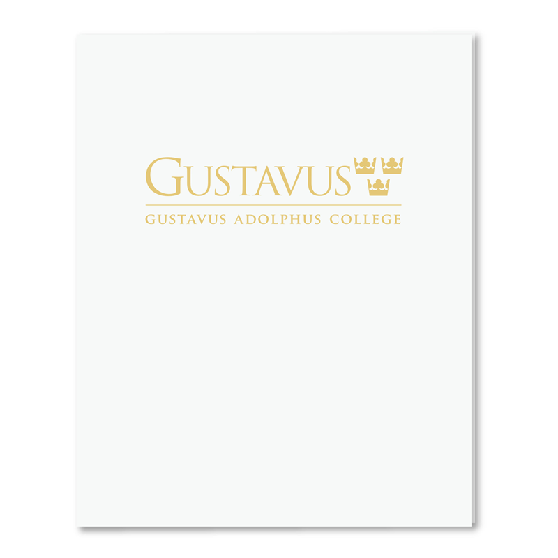 Gustavus Folder Laminated White (SKU 1131629945)