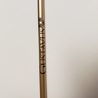 Pencil Gustavus Word Mark Gold