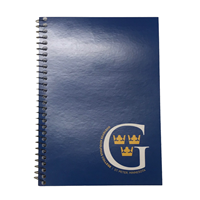 Notebook Lined With Gustavus G & Crowns (Small)