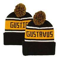 Cap (Os) Collegiate Ribbed Cuff With Plush Pom