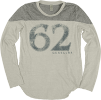 Long Sleeve Bl84 Ivory With Distressed Gray '62