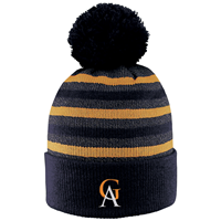 Cap Gustavus Heathered Stripe With Pom