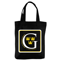 TOTE BAG MCM GAC G & CROWNS BLacK