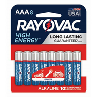 Battery Rayovac Aaa 8Pk