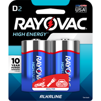 Battery Rayovac D 2Pk