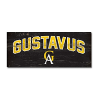 Wood Plaque 6" Black GA