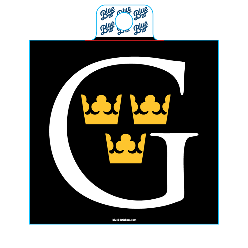 Sticker Blue 84 Square G (SKU 1185863877) Sticker Blue 84 Square G (SKU 1185863877)