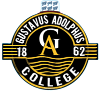 Sticker Blue84 Circle Gustavus Adolphus, Ga &1862 Xl