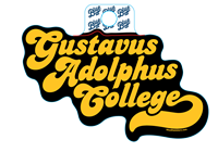 Sticker Blue 84 Gustavus Adolphus College