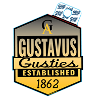 Sticker Blue 84 Gustavus Gusties 1862 Fade Black To Gold
