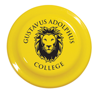 Frisbee Gustavus Adolphus College Written Out Gus