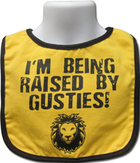 Infant Bib I'm Being Raised By Gusties