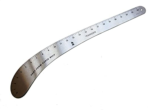 24" French Curve Metal Tailor Ruler (SKU 1190441096)