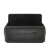 Business Card Desk Holder Debossed Gac Leather