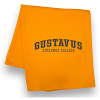 Blanket MV Sweatshirt Gustavus Adolphus College Athletic Gold