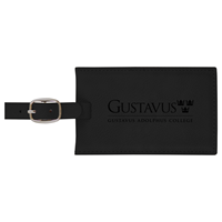 Luggage Tag LXG Gustavus Adolphus College Black