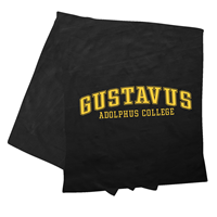 Blanket MV Sweatshirt Gustavus Adolphus College Black