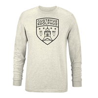 Long Sleeve T-Shirt Uscape Gustavus Adolphus Old Main Oatmeal Heather