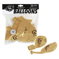 Balloons Jewel Ultra Print 11" Old Gold Latex