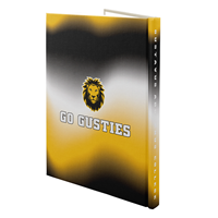 JOURNAL GUSTAVUS CIRCLE G GO GUSTIES GOLD / BLACK