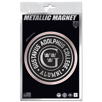 Magnet Metallic For Car Gustavus Adolphus College  Alumni