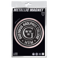 Magnet Metallic For Car Gustavus Adolphus College Mom