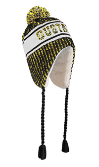 HAT COLOSSEUM BEANIE GUSTAVUS POM W/ TASSELS