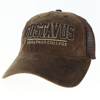 Cap Legacy Gustavus Adolphus College Waxed Brown