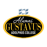 Sticker Blue 84 Alumni Gustavus Adolphus College