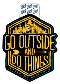 Sticker Blue 84 Go Outside And Do Things