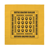 Bandana Gustavus Adolphus College Golden Gusties Gus