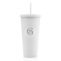 Tumbler Gustavus G And Crowns White