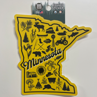 Sticker SDS Design Minnesota Gold 5"