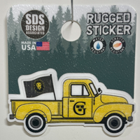 Sticker SDS Design Truck W/ Flag