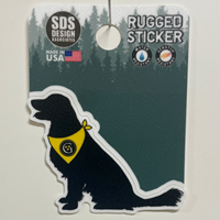 Sticker SDS Design Dog W/ Bandana