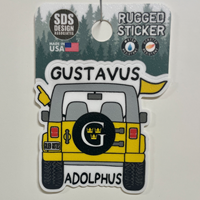 Sticker SDS Design Gustavus Adolphus Jeep