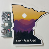Sticker SDS Design Minnesota Sunset 3.5"