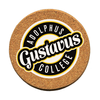 Coaster 4 Pack Box Gustavus Adolphus College Cork