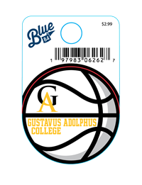 Sticker Blue 84 Sport Basketball Mini