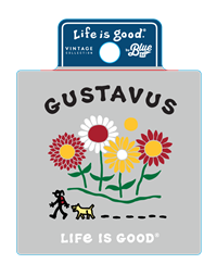 Sticker Blue 84 Minnesota Flower Life Is Good