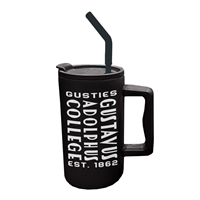 Tumbler Spirit Gustavus Adolphus College Gusties Blk